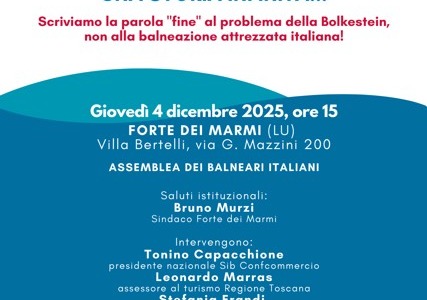 Assemblea nazionale dei balneari italiani a Forte dei Marmi sul futuro delle concessioni